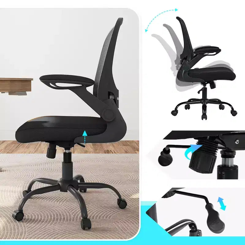 Chaise de bureau ergonomique EUREKA ERGONOMIC série ONYX