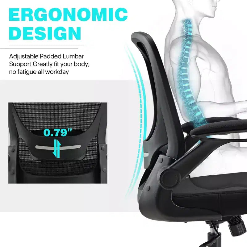 Chaise de bureau ergonomique EUREKA ERGONOMIC série ONYX