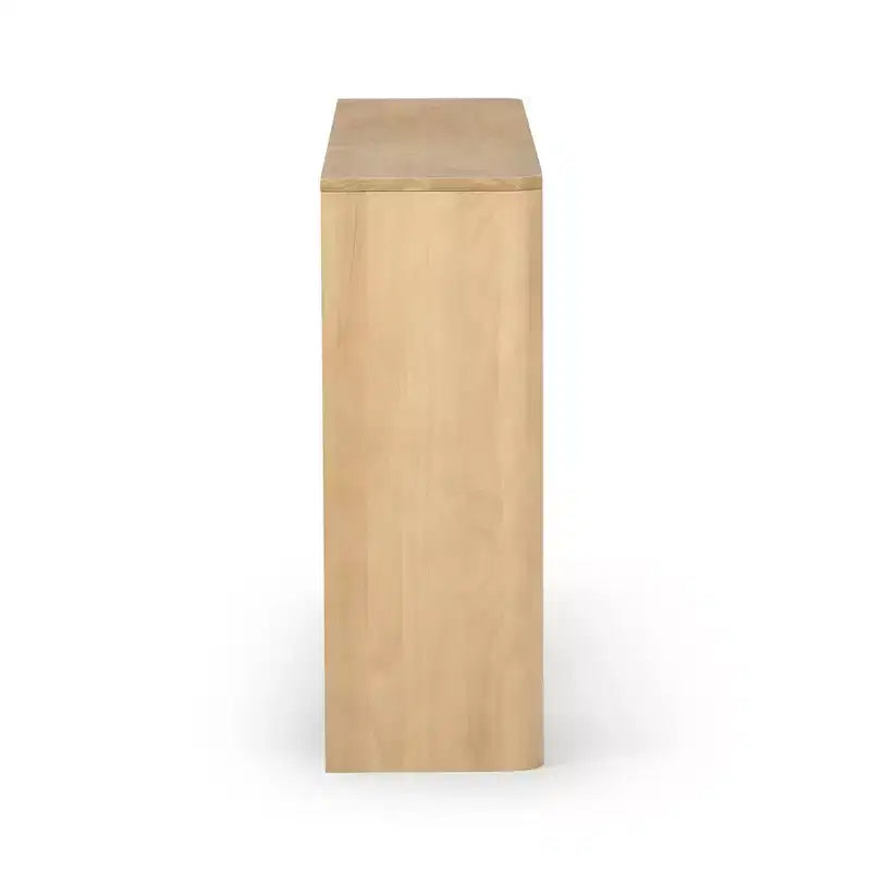 Plank+Beam 46 Table Console en Bois Massif, Table d'Appoint Canapé à Bords Arrondis Conture, Table d'Entrée Étroite, Tables Consoles pour Entrée