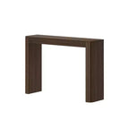 Plank+Beam 46 Table Console en Bois Massif, Table d'Appoint Canapé à Bords Arrondis Conture, Table d'Entrée Étroite, Tables Consoles pour Entrée