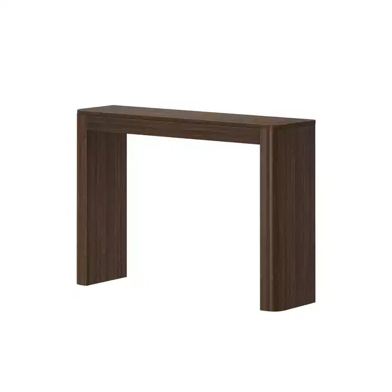 Plank+Beam 46 Table Console en Bois Massif, Table d'Appoint Canapé à Bords Arrondis Conture, Table d'Entrée Étroite, Tables Consoles pour Entrée