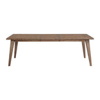 Table à manger haute de 30 po avec rallonge et 4 pieds, châtaignier vieilli - Mocha
