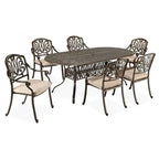 Ensemble de salle à manger d'extérieur Capri 7 pièces par homestyles
