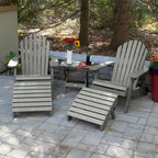 HIGHWOOD Ensemble de deux chaises Adirondack inclinables et pliantes