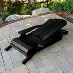 HIGHWOOD Ensemble de deux chaises Adirondack inclinables et pliantes