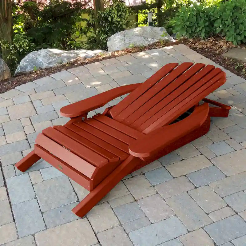 HIGHWOOD Ensemble de deux chaises Adirondack inclinables et pliantes