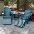 HIGHWOOD Ensemble de deux chaises Adirondack inclinables et pliantes
