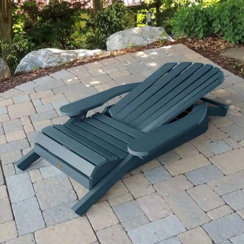 HIGHWOOD Ensemble de deux chaises Adirondack inclinables et pliantes