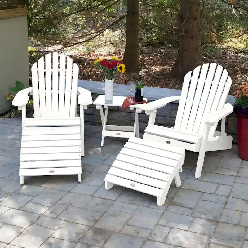 HIGHWOOD Ensemble de deux chaises Adirondack inclinables et pliantes
