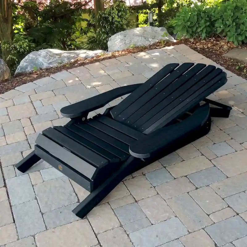 HIGHWOOD Ensemble de deux chaises Adirondack inclinables et pliantes