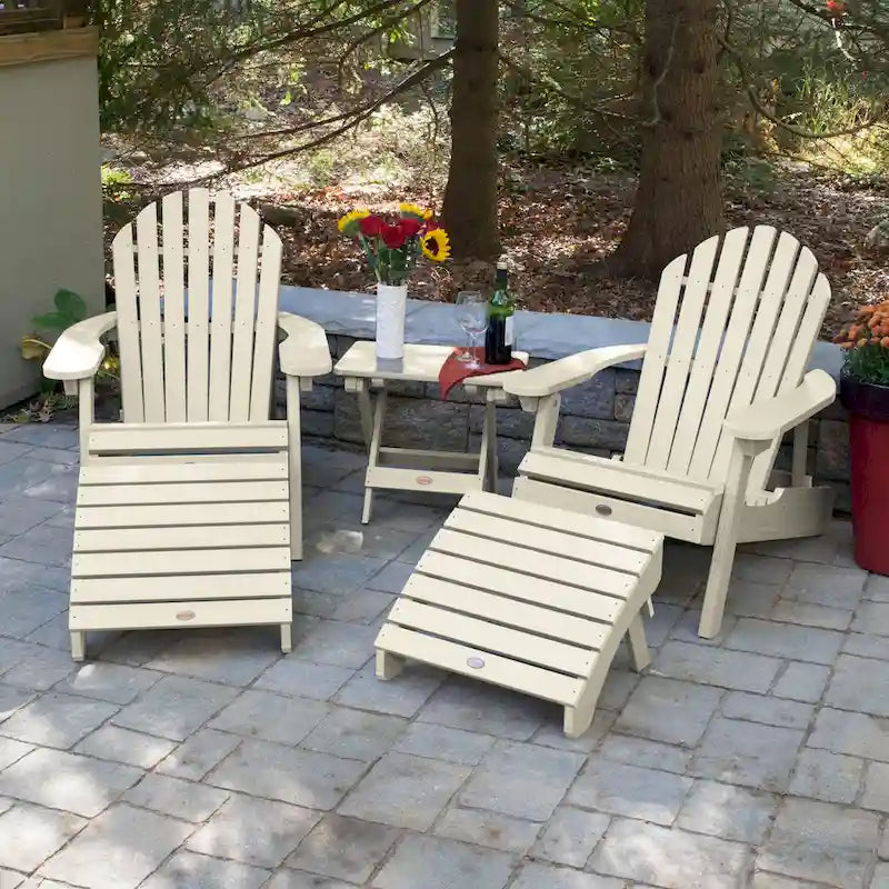 HIGHWOOD Ensemble de deux chaises Adirondack inclinables et pliantes