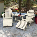 HIGHWOOD Ensemble de deux chaises Adirondack inclinables et pliantes
