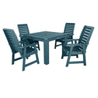 Ensemble de salle à manger d'extérieur 5 pièces Weatherly - Table de 42 x 42 po, hauteur standard