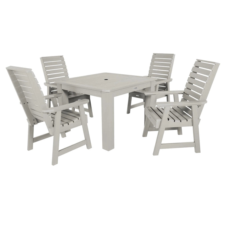 Ensemble de salle à manger d'extérieur 5 pièces Weatherly - Table de 42 x 42 po, hauteur standard