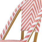 Chaises de patio en osier à chevrons Irene French (ensemble de 4) par Furniture of America - Lot de 4