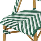 Chaises de patio en osier à chevrons Irene French (ensemble de 4) par Furniture of America - Lot de 4