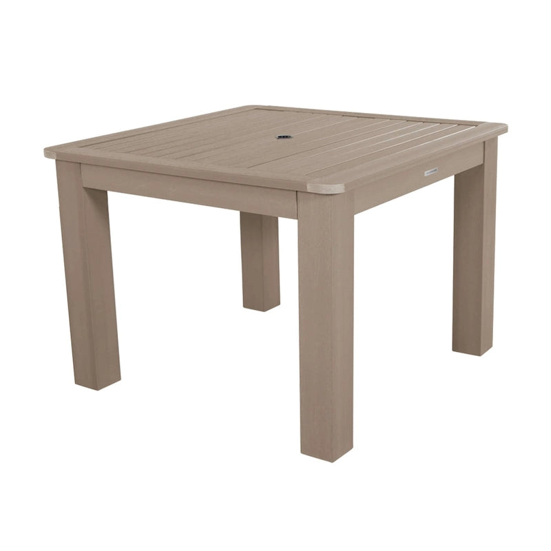 Table de salle à manger extérieure carrée HIGHWOOD 42x42