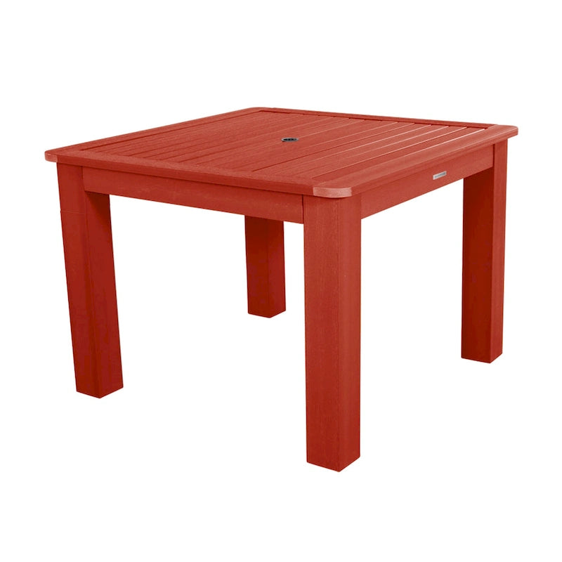 Table de salle à manger extérieure carrée HIGHWOOD 42x42