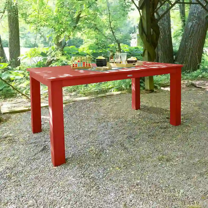 Table de salle à manger d'extérieur rectangulaire hauteur comptoir HIGHWOOD 42 x 72