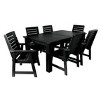 Ensemble de salle à manger d'extérieur 7 pièces HIGHWOOD PROFESSIONAL 42x72