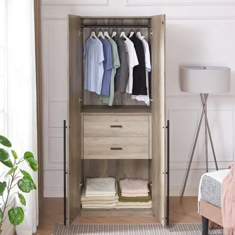 Armoire autoportante penderie