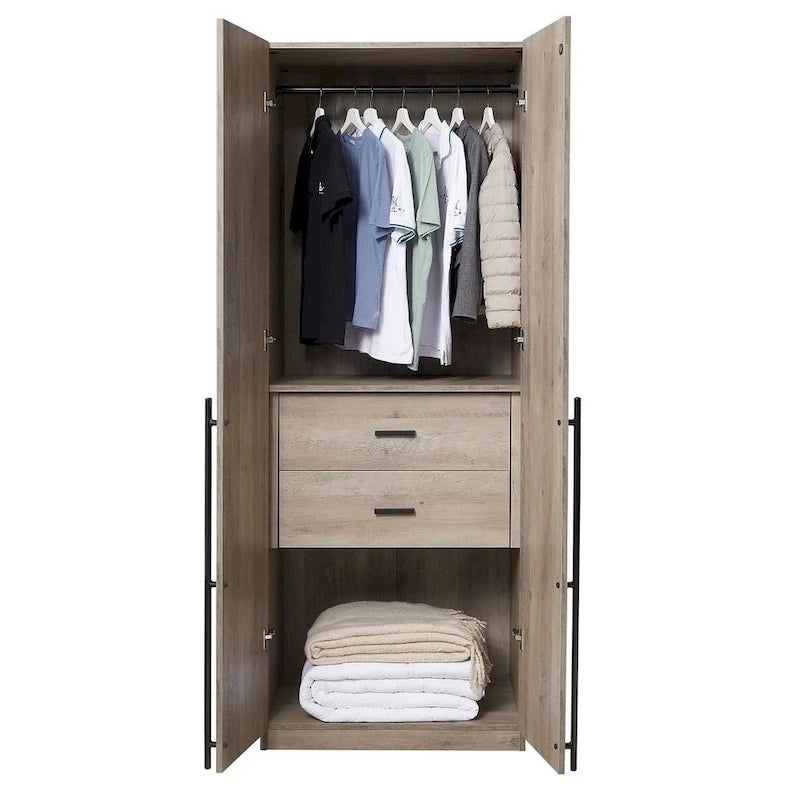 Armoire autoportante penderie