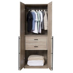 Armoire autoportante penderie