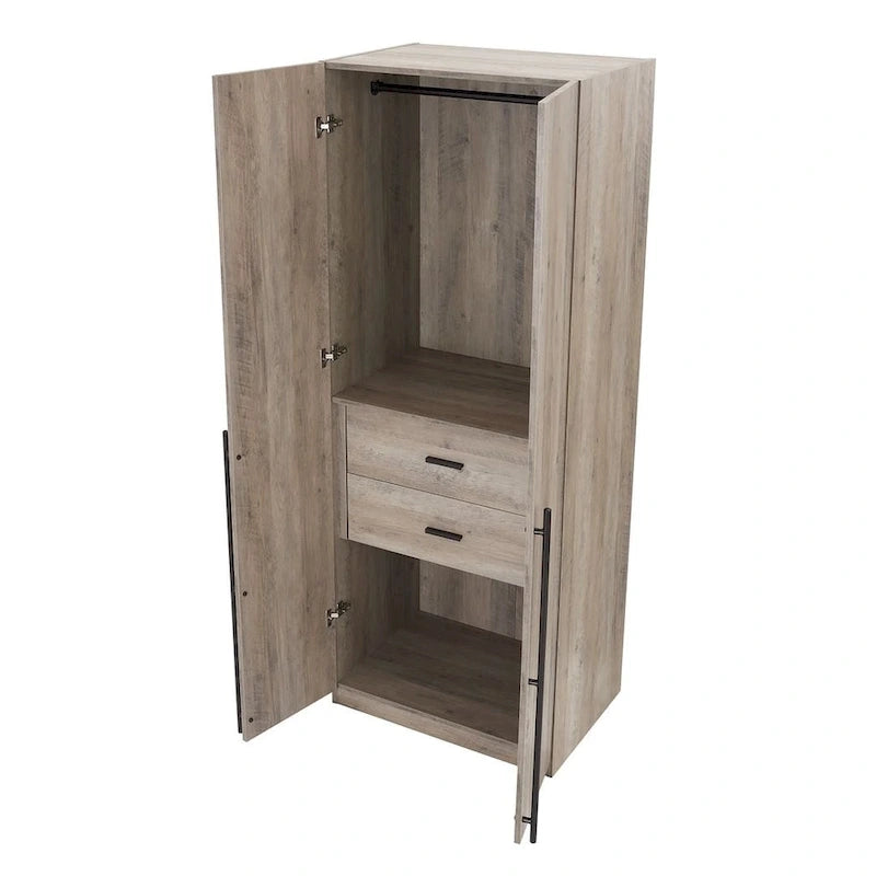 Armoire autoportante penderie
