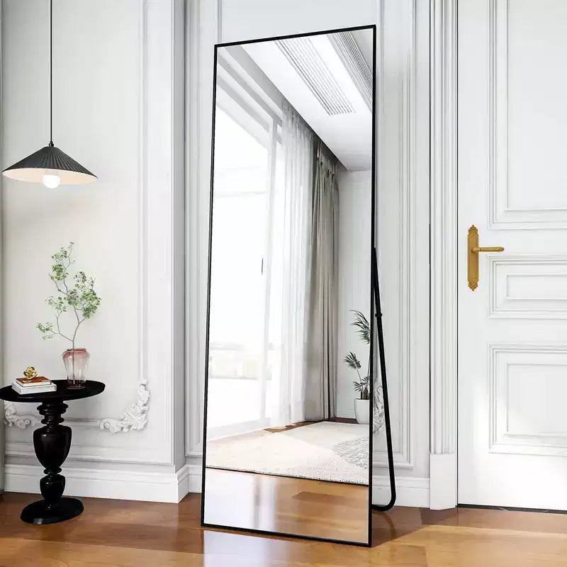 HOMLUX 64x21/58x18 Miroir rectangulaire sur pied, grand miroir de salle de bain