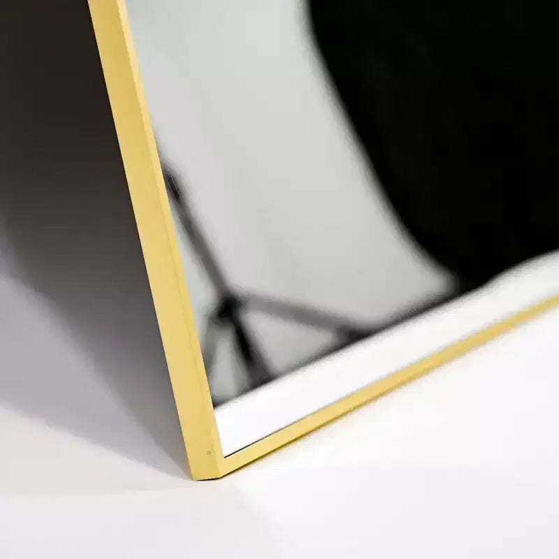 HOMLUX 64x21/58x18 Miroir rectangulaire sur pied, grand miroir de salle de bain