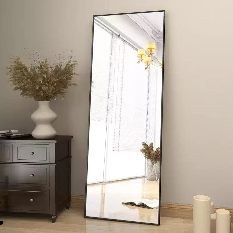 HOMLUX 64x21/58x18 Miroir rectangulaire sur pied, grand miroir de salle de bain