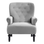Fauteuil à oreilles large Hyleory 31'' en velours