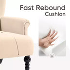 Fauteuil à oreilles large Hyleory 31'' en velours