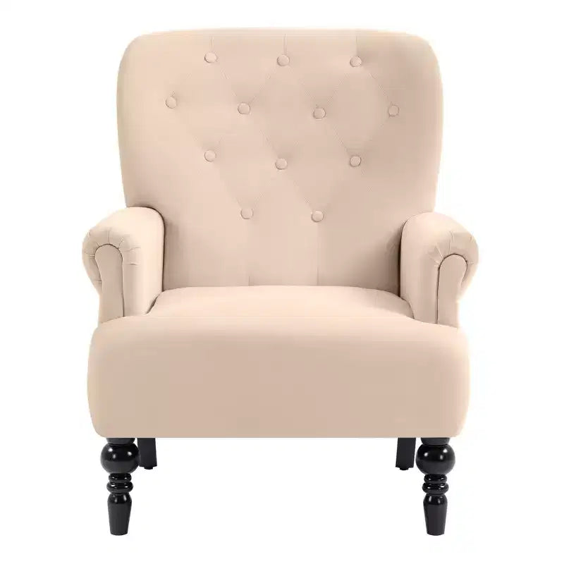 Fauteuil à oreilles large Hyleory 31'' en velours