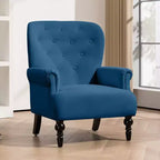 Fauteuil à oreilles large Hyleory 31'' en velours