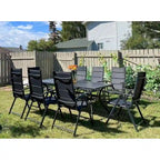 PURPLE LEAF Outdoor Patio Dining Set Folding Chairs And Table