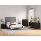 Ensemble 3 pièces Manhattan Comfort Dumbo comprenant une commode à 5 tiroirs, une commode à 6 tiroirs et une table de chevet