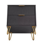 Ensemble 3 pièces Manhattan Comfort Dumbo comprenant une commode à 5 tiroirs, une commode à 6 tiroirs et une table de chevet