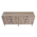 Ensemble 3 pièces Manhattan Comfort Dumbo comprenant une commode à 5 tiroirs, une commode à 6 tiroirs et une table de chevet