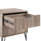 Ensemble 3 pièces Manhattan Comfort Dumbo comprenant une commode à 5 tiroirs, une commode à 6 tiroirs et une table de chevet