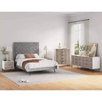 Ensemble 3 pièces Manhattan Comfort Dumbo comprenant une commode à 5 tiroirs, une commode à 6 tiroirs et une table de chevet