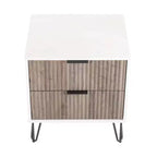 Ensemble 3 pièces Manhattan Comfort Dumbo comprenant une commode à 5 tiroirs, une commode à 6 tiroirs et une table de chevet