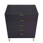 Ensemble 3 pièces Manhattan Comfort Dumbo comprenant une commode à 5 tiroirs, une commode à 6 tiroirs et une table de chevet