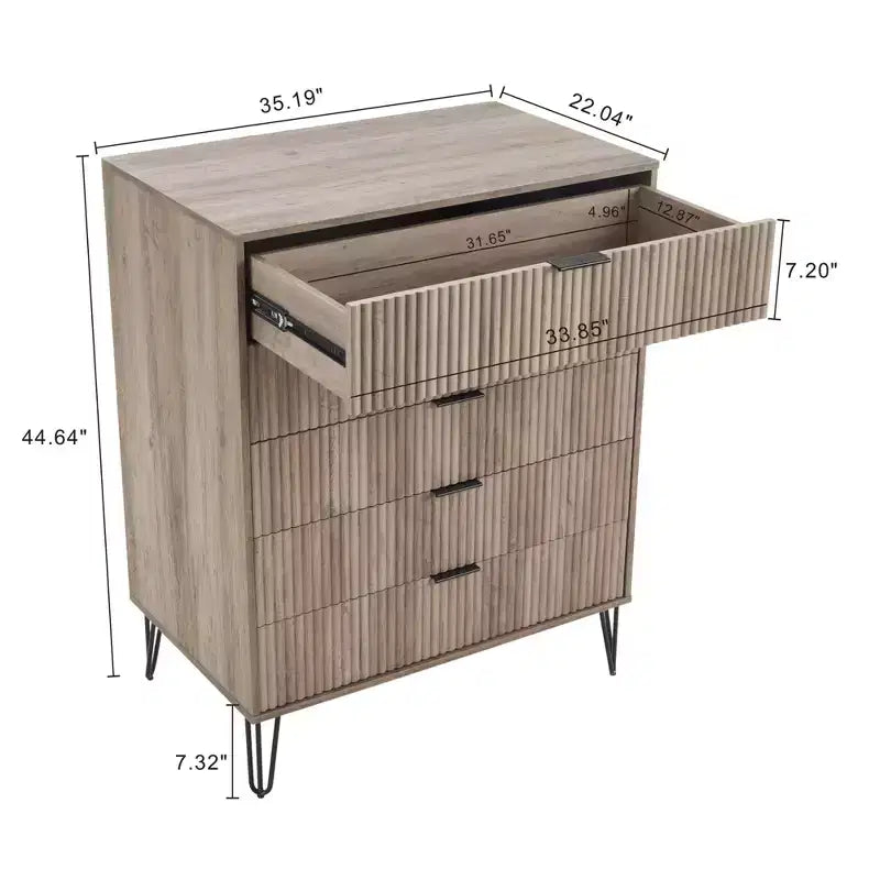 Commode à 5 tiroirs Dumbo Manhattan Comfort