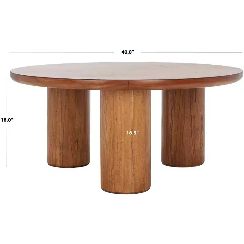 Table basse ronde Mork à 3 pieds - COF6604 - Safavieh