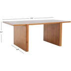 Table basse rectangulaire Truman - COF9700A - Marron - Safavieh