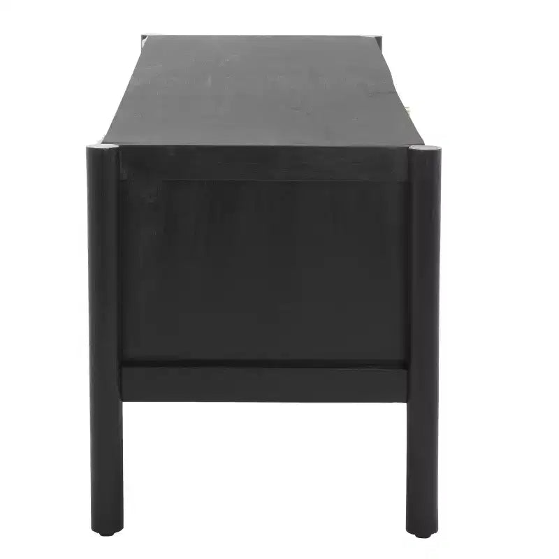 Meuble TV 2 étagères Errington - MED9000 - Noir/Naturel - Safavieh