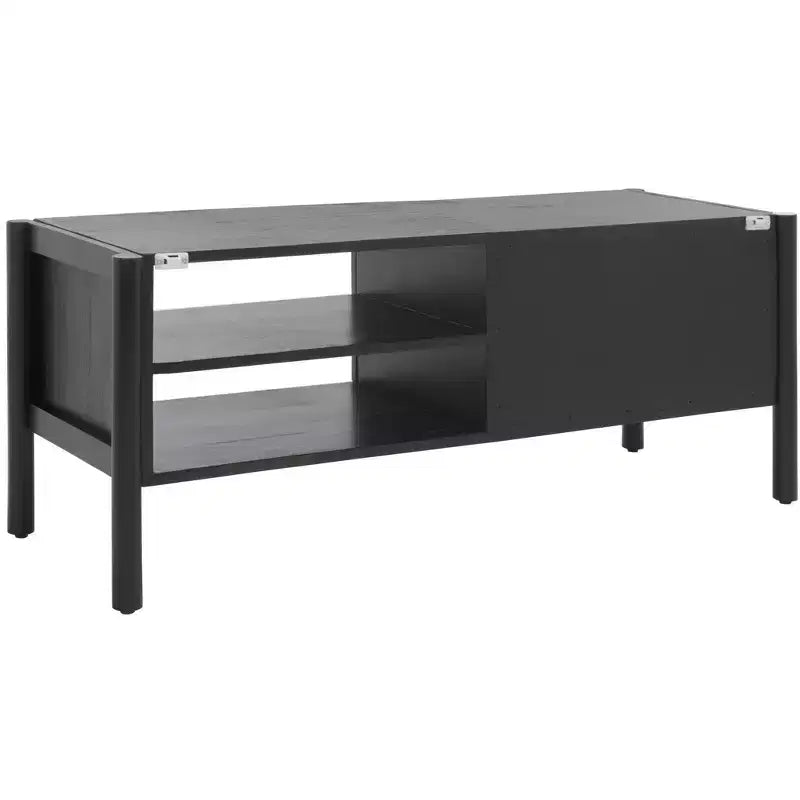 Meuble TV 2 étagères Errington - MED9000 - Noir/Naturel - Safavieh