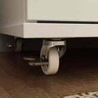 Meuble à chaussures haut de Famapy à 2 portes avec 8 étagères