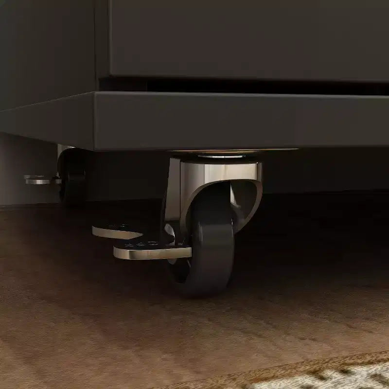 Meuble à chaussures haut de Famapy à 2 portes avec 8 étagères